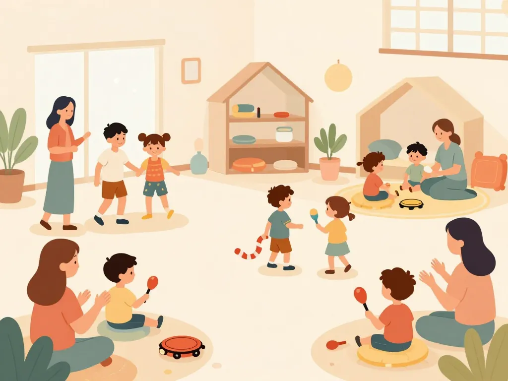 activite fete de la musique creche salle organisee