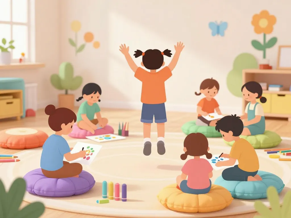 activité printemps crèche atelier créatif et motricité