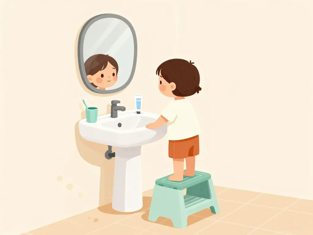 environnement adapté apprendre à se brosser les dents montessori