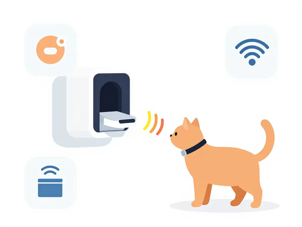 schéma interaction chatière programmable et chat