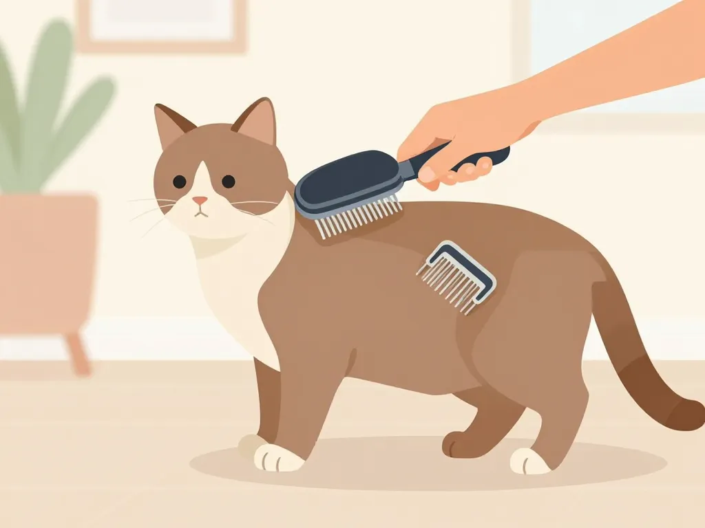 Brossage chaton poil mi long conseils pratiques