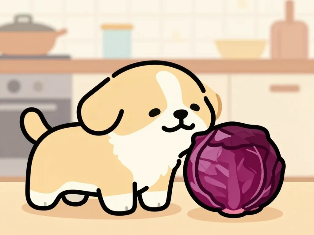 chou rouge chien découverte légume