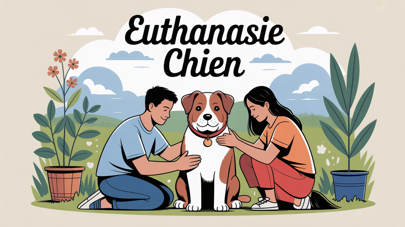 comment euthanasier un chien naturellement avec famille sereine