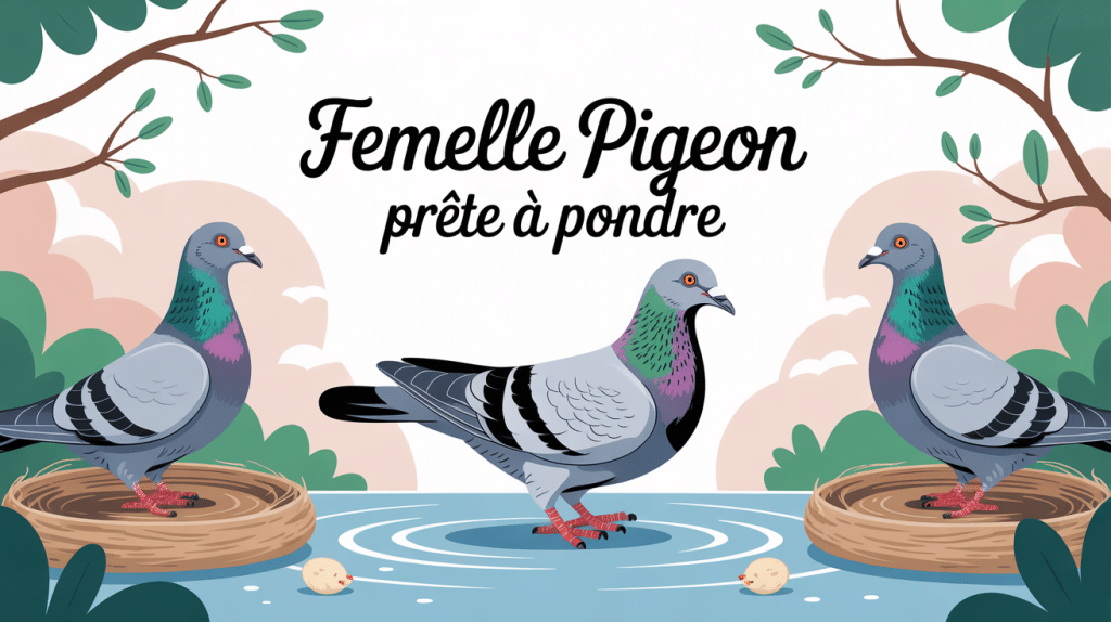 comment savoir si un pigeon femelle va pondre illustration thématique pigeons nid