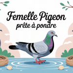 comment savoir si un pigeon femelle va pondre illustration thématique pigeons nid