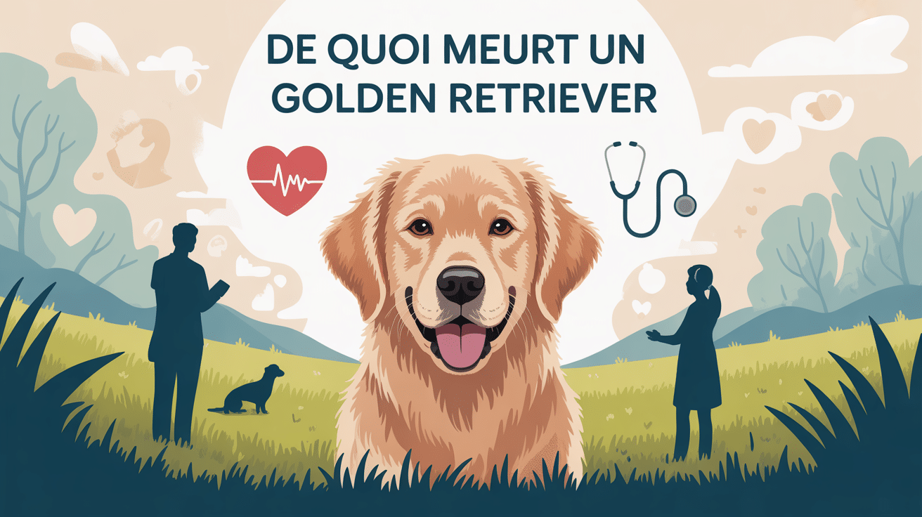 de quoi meurt un golden retriever image santé prévention