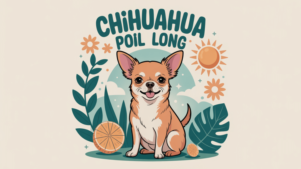 illustration durée de vie d'un chihuahua poil long univers