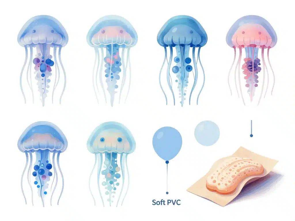 fausse meduse comparaison materiaux securite