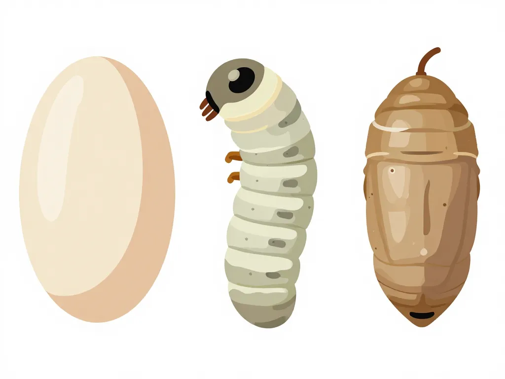 comparaison fourmis oeufs larves nymphes