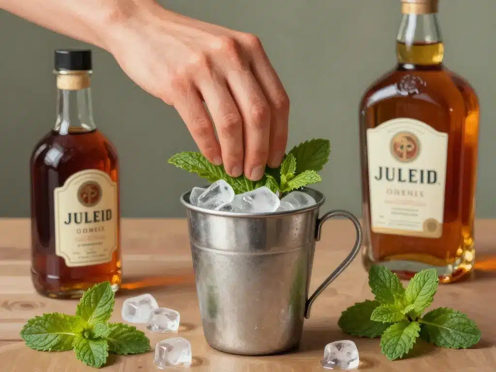 julep gommeux méthode préparation avec menthe et glace