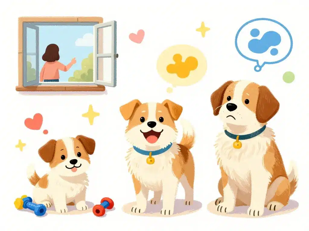 jusqu'à quel âge un chien détruit illustration causes destruction