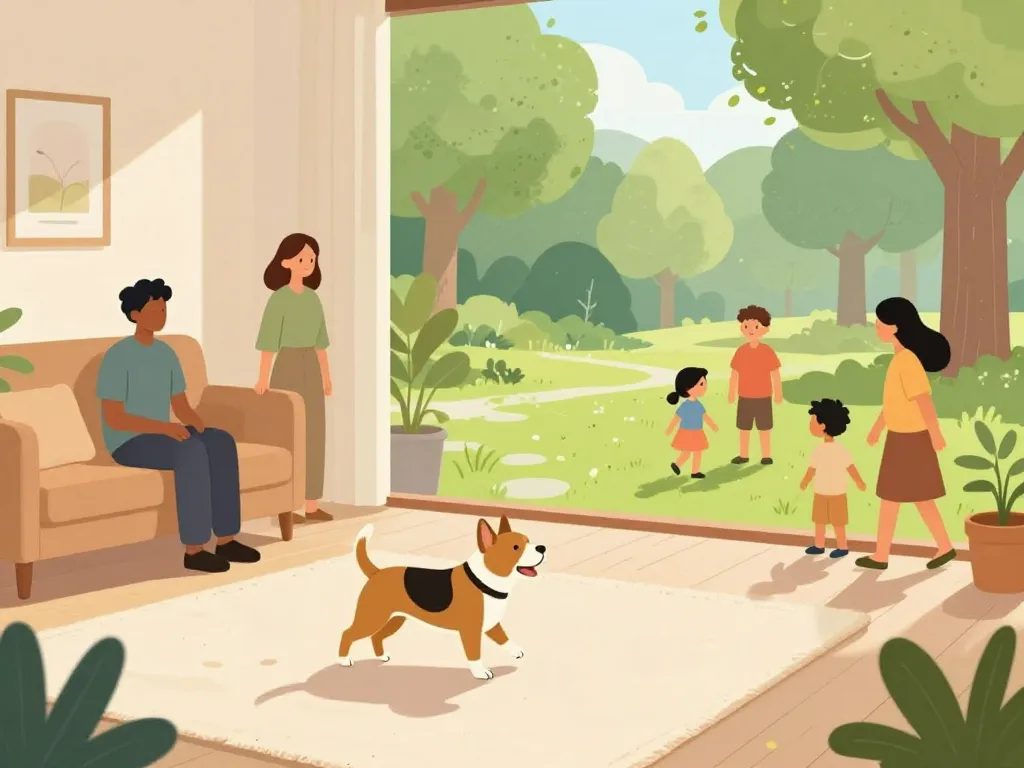 micro bully comportement famille appartement parc