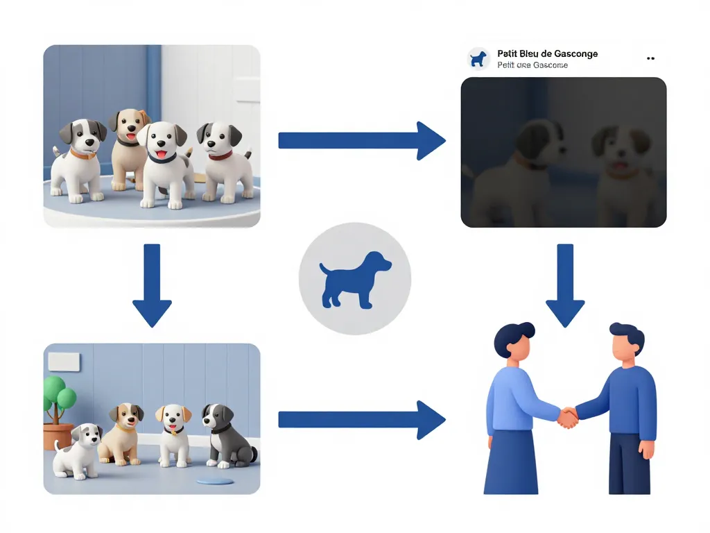 petit bleu de gascogne à vendre elevage annonce
