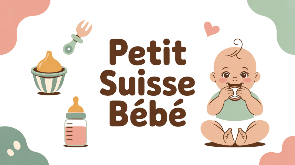 illustration petit suisse bébé univers rassurant