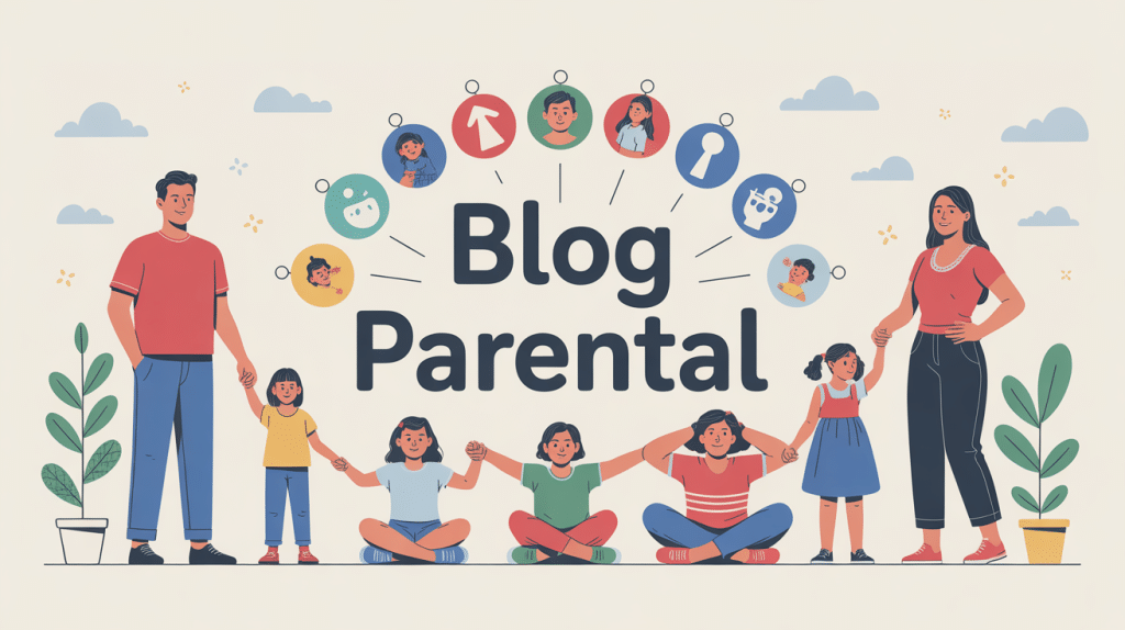 Illustration famille blog parental petitpas