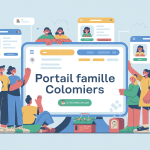 Illustration portail famille colomiers gestion parents enfants