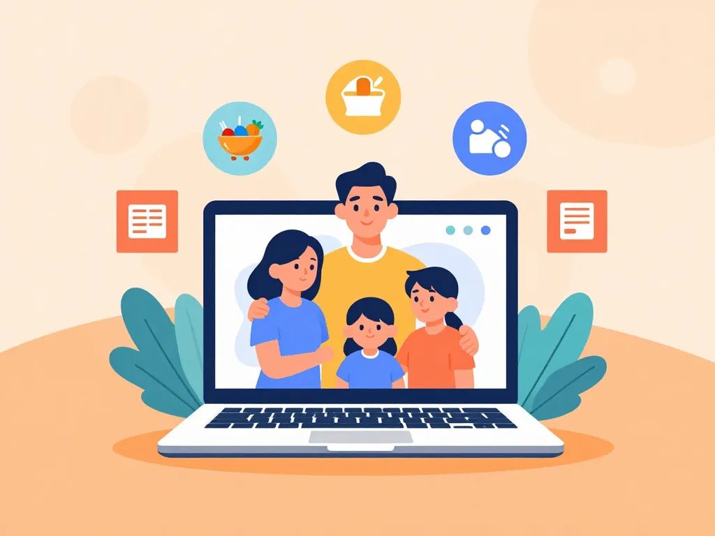 services portail famille montgeron digital pictogrammes