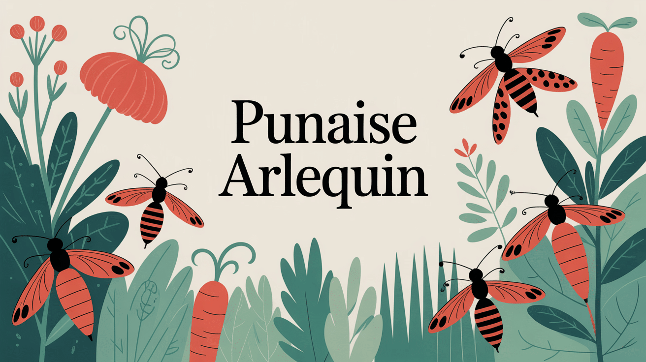 punaise arlequin nuisible ou pas sur apiacées en jardin