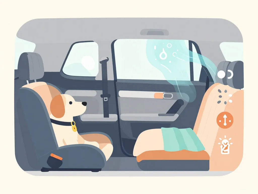 remède de grand-mère pour chien malade en voiture, confort et sécurité dans l’habitacle