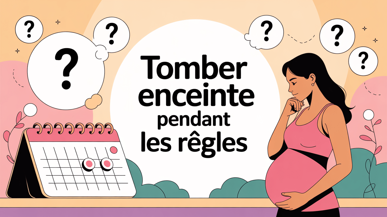 illustration pédagogique tomber enceinte pendant les règles témoignage