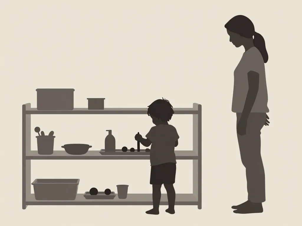 Enfant explore livre activité montessori maison quotidien