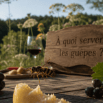 a quoi servent les guepes sur table vin et raisin