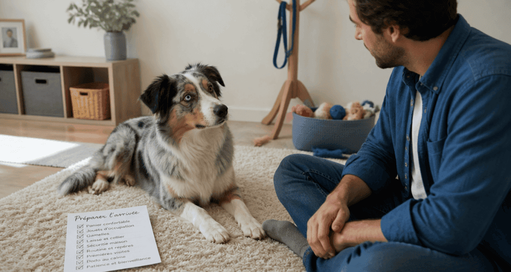 adoption berger australien maître checklist salon