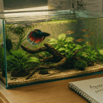 aquarium petit poisson avec betta et rasboras
