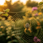 Araignée de jardin Épeire diadème sur toile