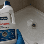 déboucher douche produit gel bouchon cheveux