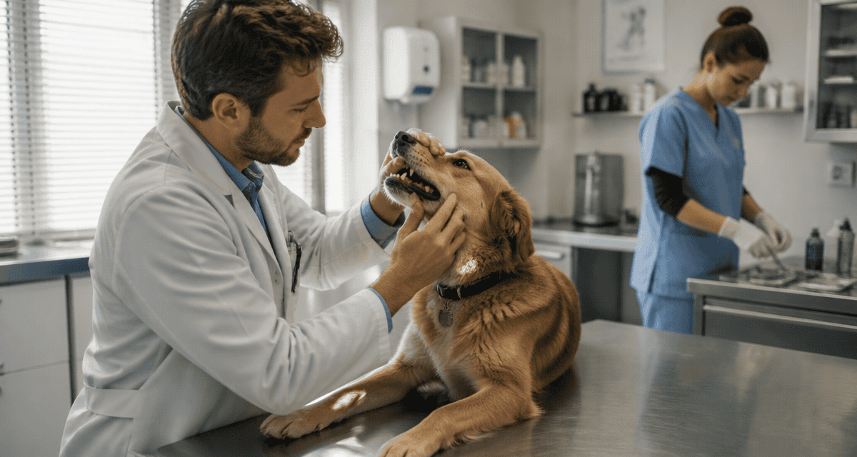 Detartrage chien danger examen veterinaire