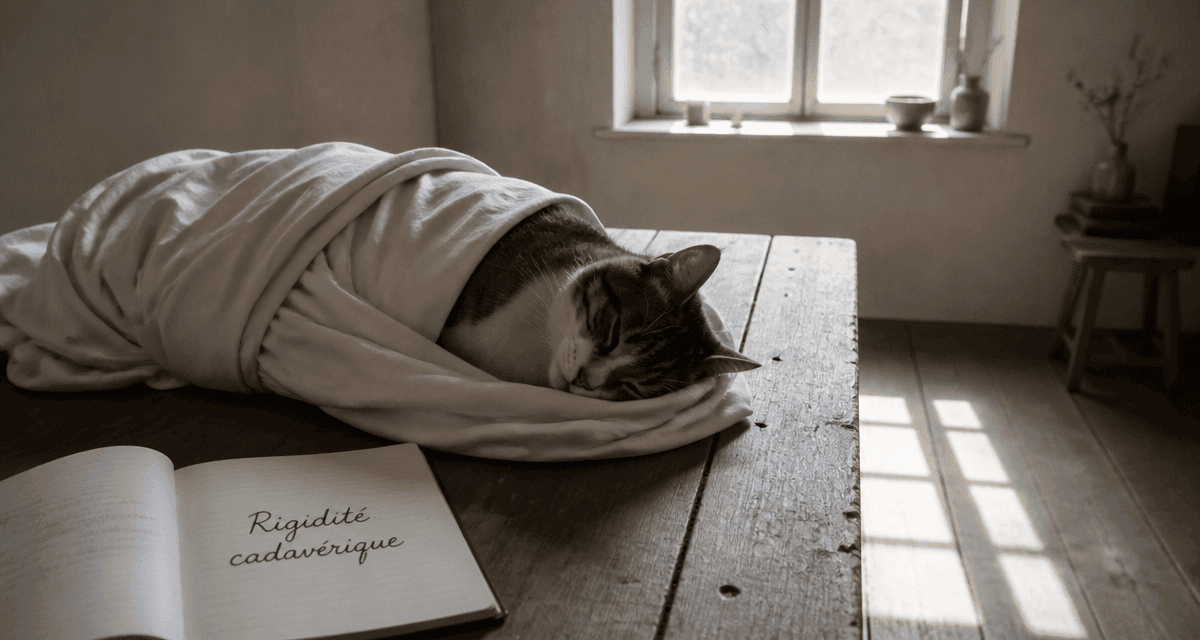 en combien de temps un chat mort devient raide