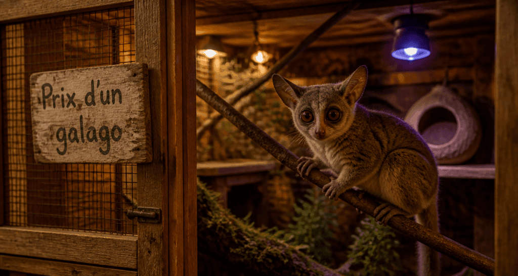 galago prix dans volière en bois