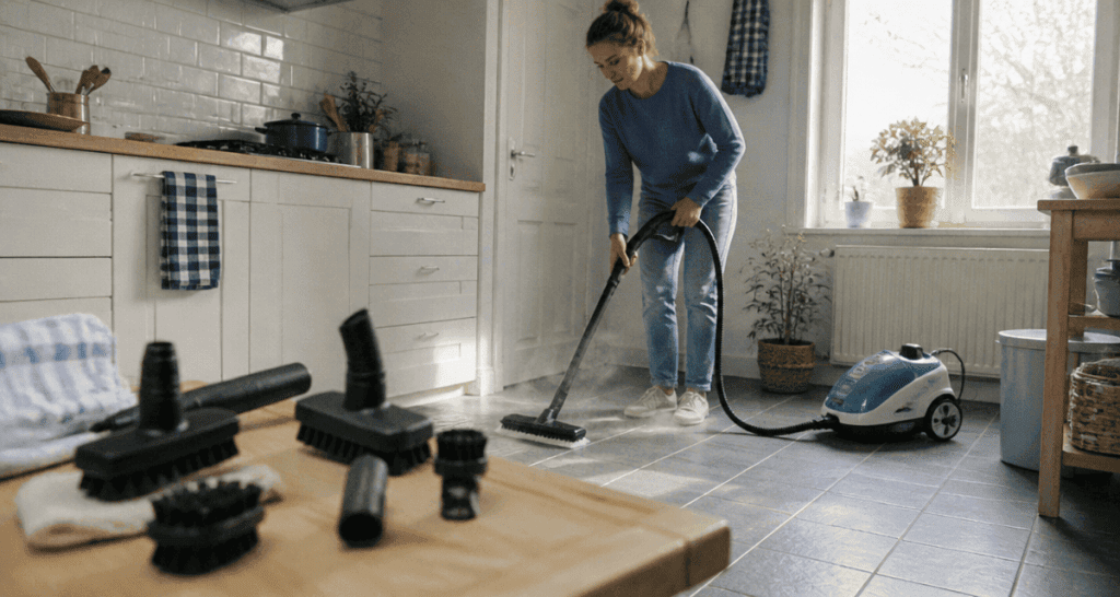 meilleur nettoyeur vapeur utilisé sur carrelage cuisine