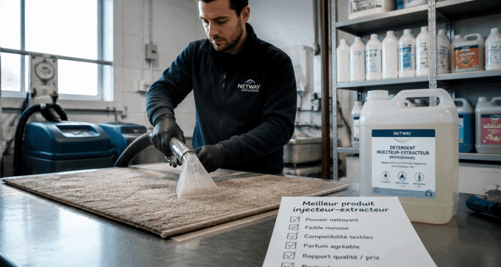 meilleur produit pour injecteur extracteur utilisé sur tapis