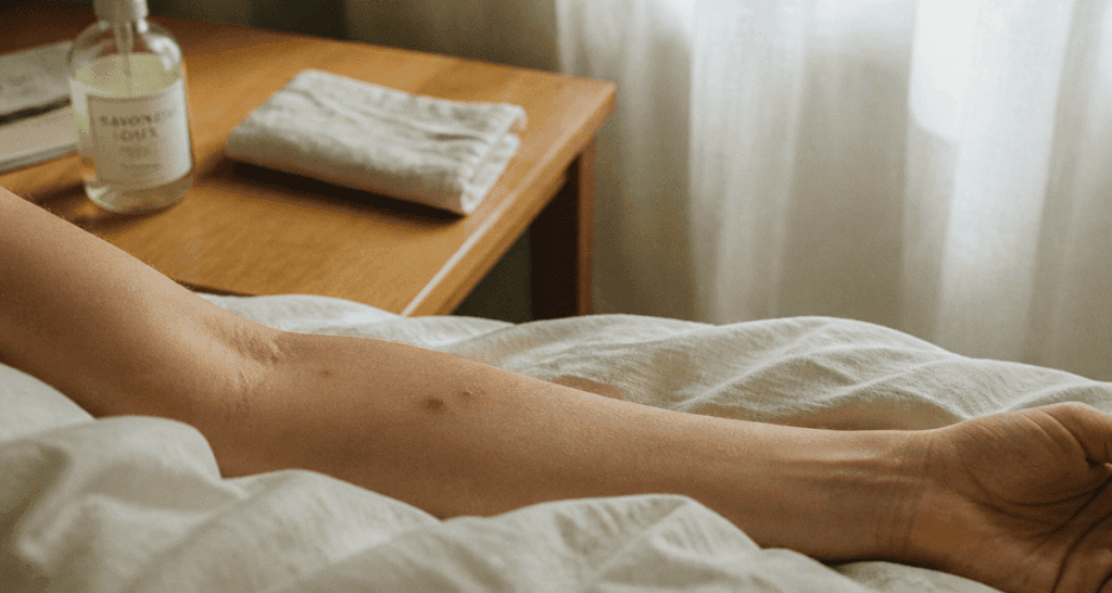 piqures de punaise de lit sur peau