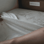 piqures punaises de lit symptomes sur drap et bras