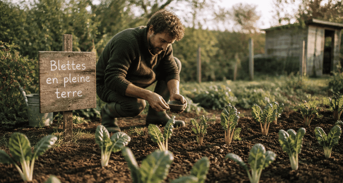 Quand planter les blettes en pleine terre, semis au potager