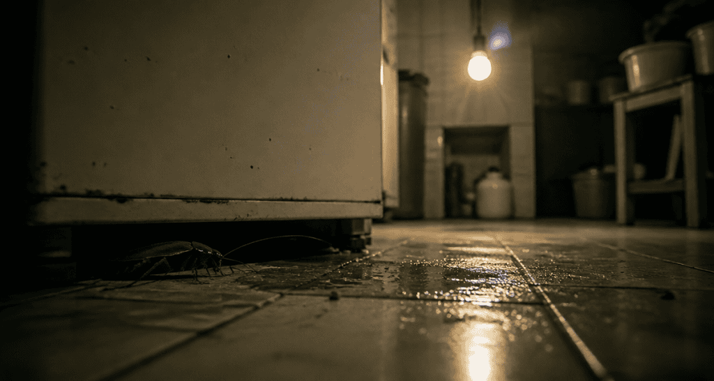 un cafard peut il etre seul sous frigo