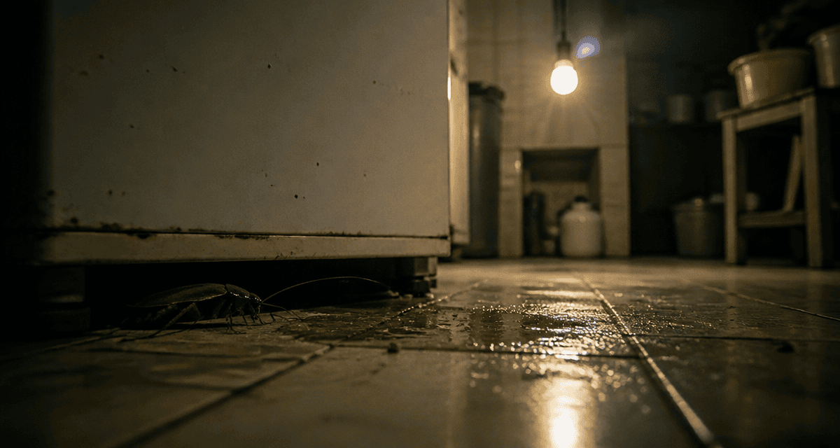 un cafard peut il etre seul sous frigo