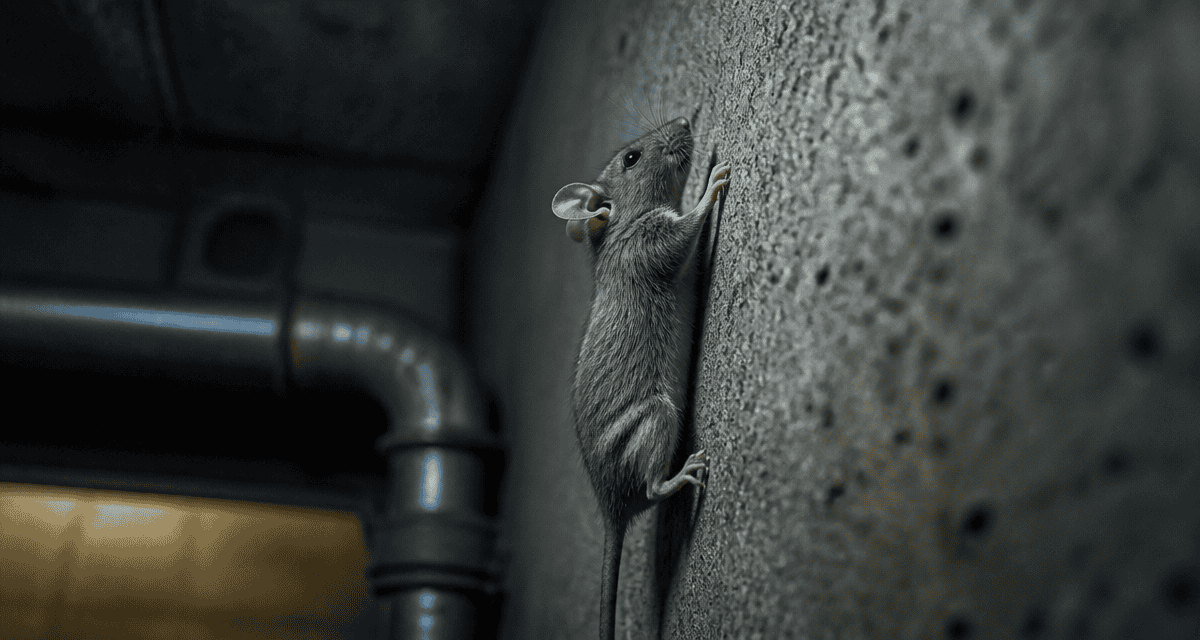 une souris peut elle grimper sur un mur lisse béton
