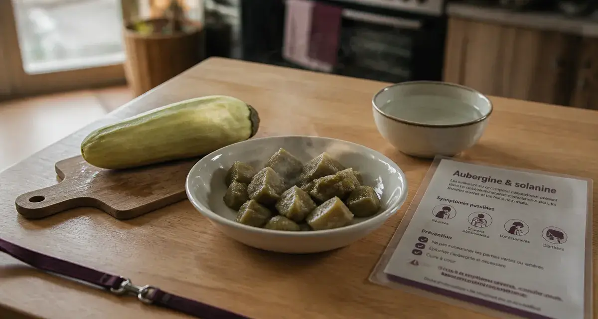 Aubergine chien : épluchée et eau, sécurité solanine