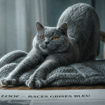 Photo chat gris bleu, 4 races d’exception