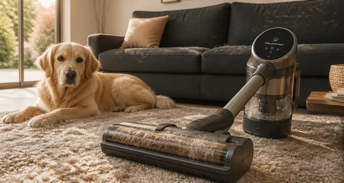 meilleur aspirateur sans fil poils animaux sur tapis