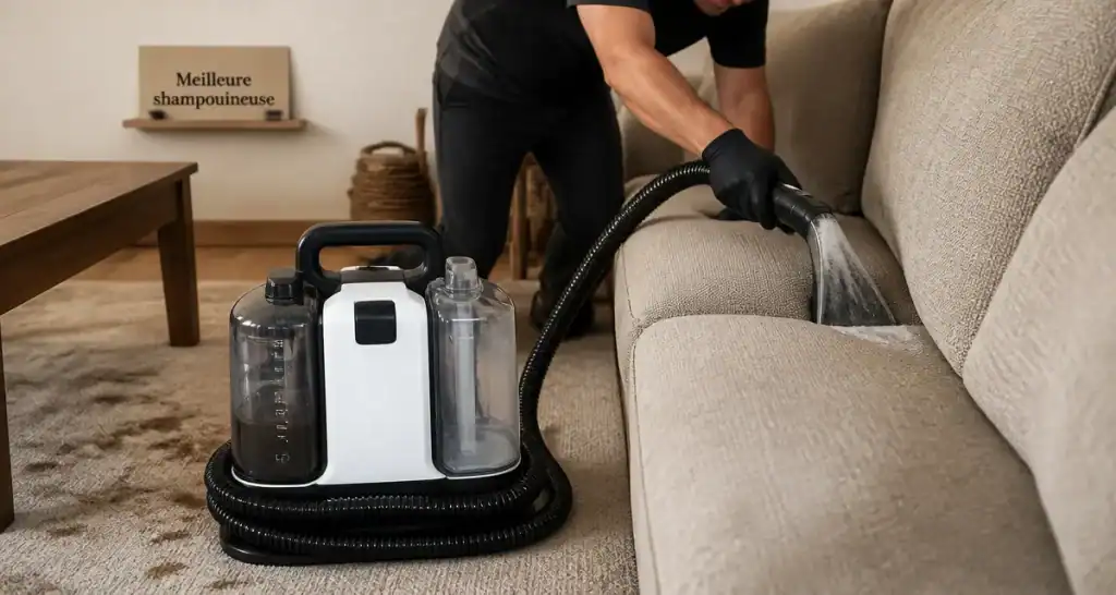 Meilleure shampouineuse pour nettoyage professionnel à domicile