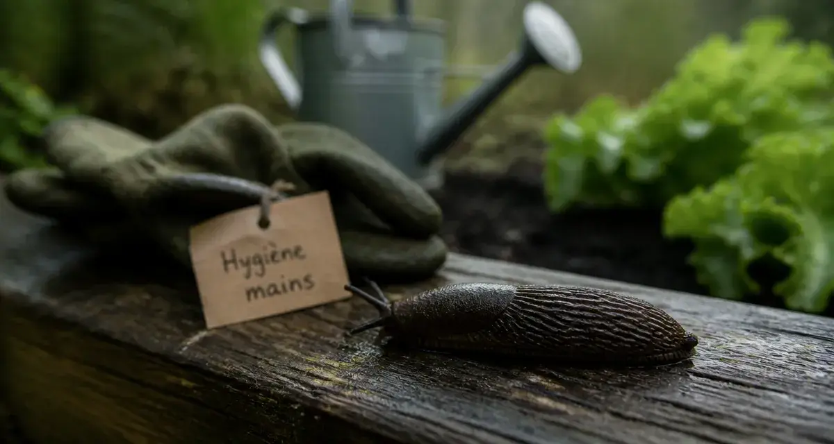 Peut on toucher une limace : mains et gants de jardin, mucus, hygiène