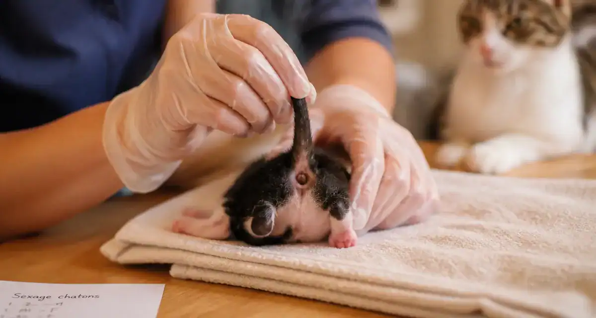 Sexage chatons : reconnaître le mâle et la femelle