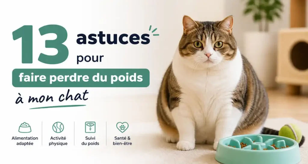 13 astuces pour faire perdre du poids à mon chat