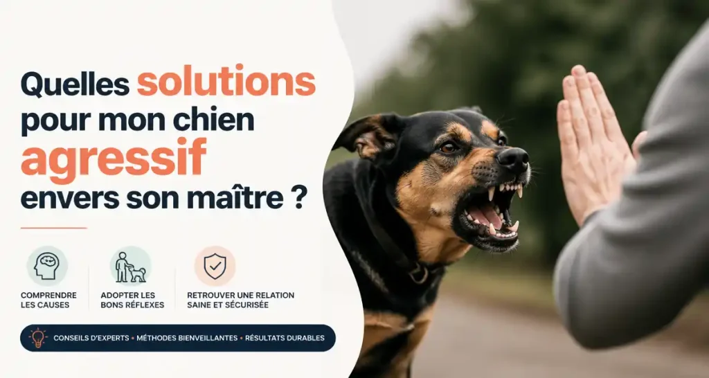Quelles solutions pour mon chien agressif envers son maître ?