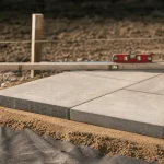 Dalles sur sable sur lit de sable pour terrasse